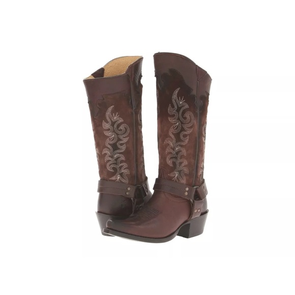 NIB FRYE BOOTS Sz 9 WOMENS LILLY HARNESS TALL COGNAC GORGEOUS BOOTS! NEW!!!!! - Picture 4 of 8